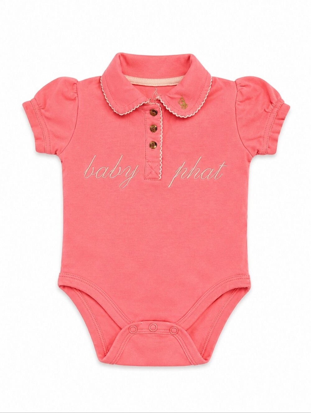 VTG BABY PHAT Pink Logo Onesie